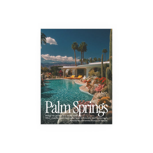 Palm Springs Pool with Text